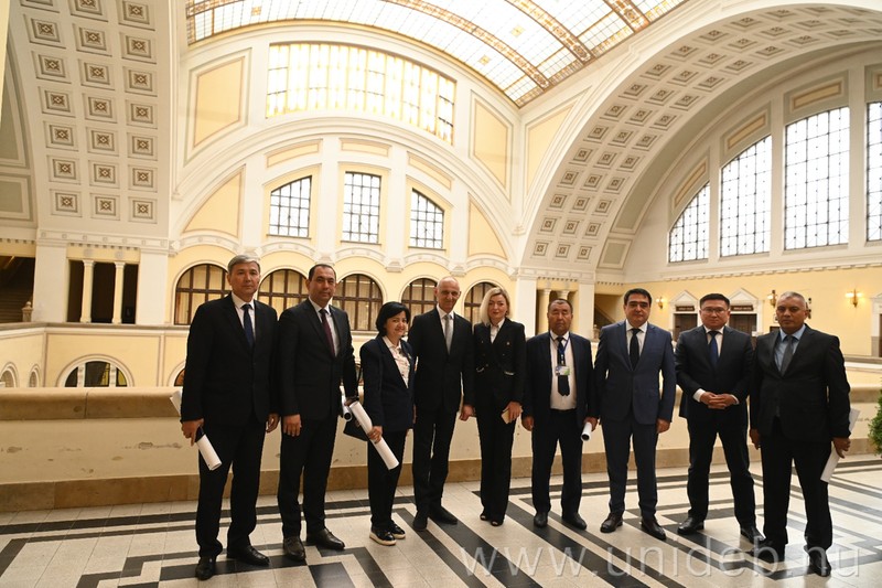 Uzbek delegation at the University of Debrecen