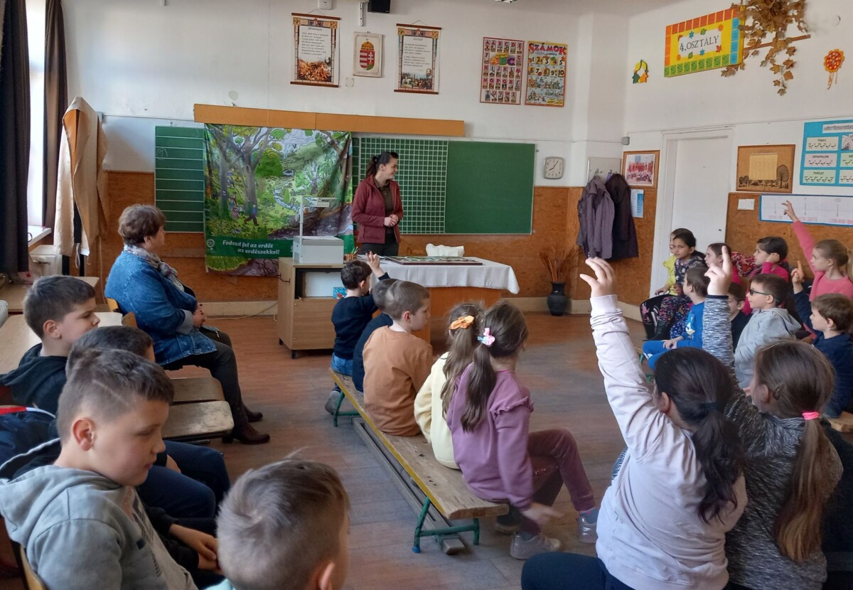 The "Forest in school" program is successful in Hajdú-Bihar county